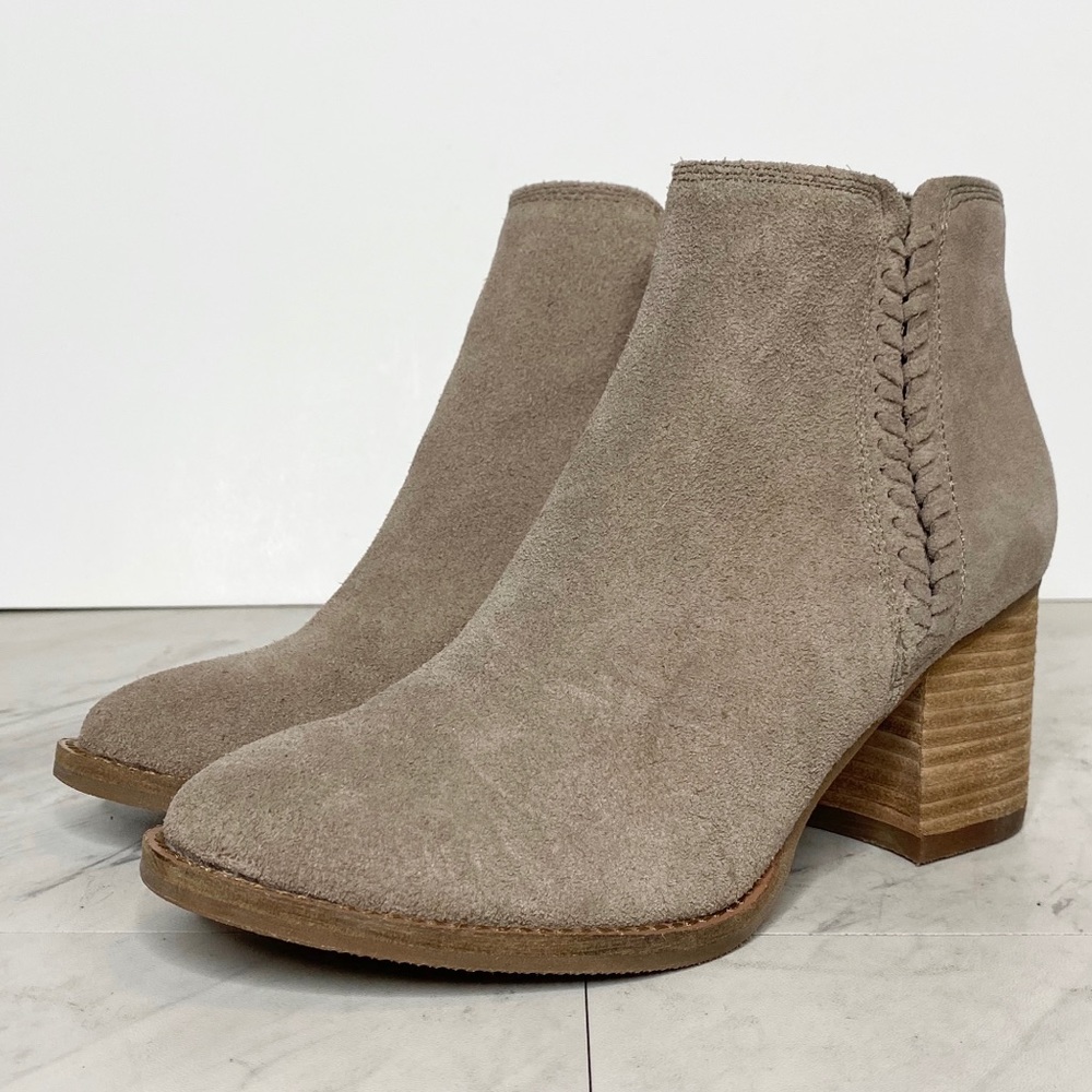 Blondo Nina Mushroom Waterproof Suede Bootie 5M